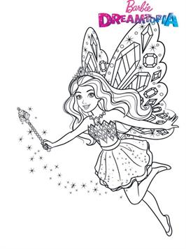 Kids-n-fun.de | 26 Ausmalbilder von Barbie Dreamtopia